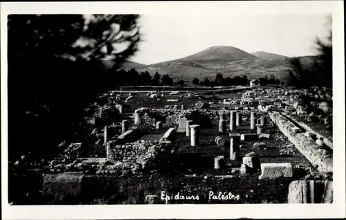 Ak Athen Griechenland, Epidaure Paléstre