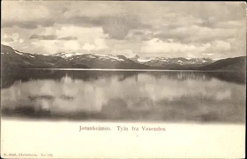 Ak Jotunheimen Norwegen, Tyin fra Vasenden