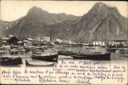 Ak Svolvær Svolvaer Lofoten Norwegen, Hafen, Boote