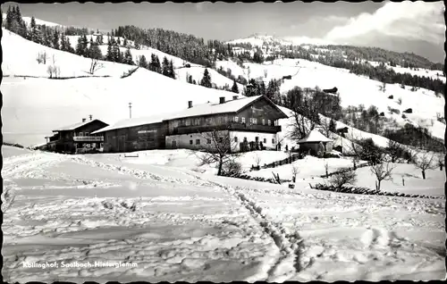 Ak Saalbach Hinterglemm in Salzburg, Kollinghof, Winter