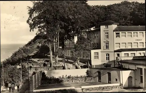 Ak Ostseebad Sellin auf Rügen, FDGB Erholungsheim Einheit und Freilichtbühne