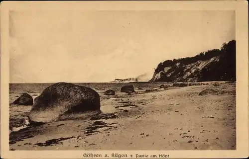 Ak Ostseebad Göhren auf Rügen, Partie am Hövt