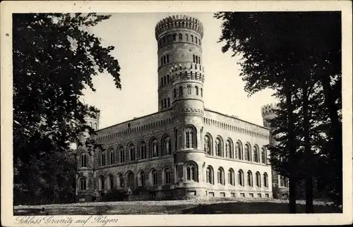 Ak Granitz Seebad Binz auf Rügen, Schloss Granitz