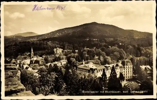 Ak Badenweiler am Schwarzwald, Gesamtansicht