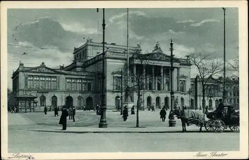 Ak Leipzig in Sachsen, Neues Theater