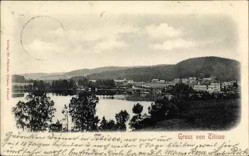 Ak Titisee Neustadt im Breisgau Hochschwarzwald, Totalansicht