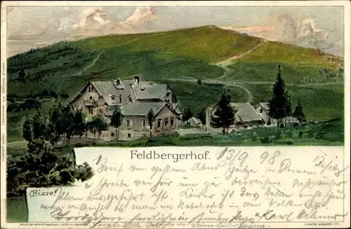 Künstler Litho Biese, C., Feldberg im Schwarzwald, Haus Feldbergerhof