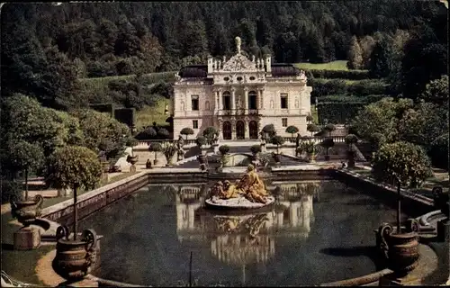 Ak Linderhof Ettal Oberbayern, Schloss Linderhof