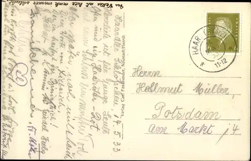 Ak Haardt an der Weinstraße Neustadt a. d. W., Panorama