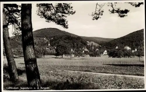 Ak Jugenheim an der Bergstraße Hessen, Panorama