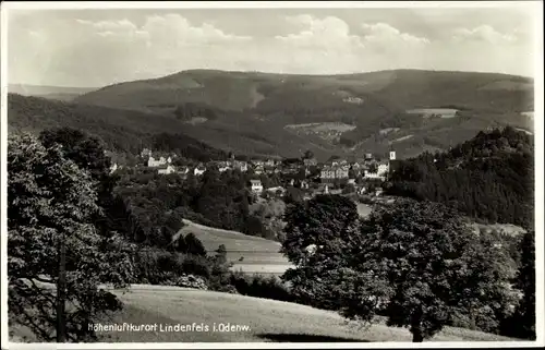 Ak Lindenfels im Odenwald, Panorama