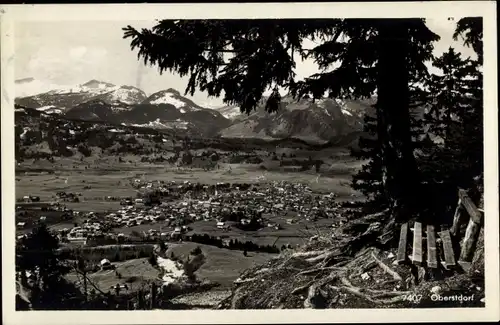 Ak Oberstdorf im Oberallgäu, Panorama