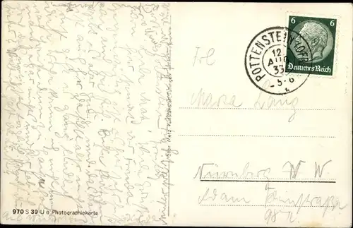 Ak Pottenstein Fränk. Schweiz, Totalansicht