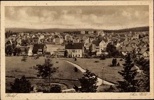 Ak Oberhof im Thüringer Wald, Gesamtansicht, Parkhotel Wünscher