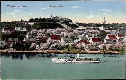 Ak Werder an der Havel, Bismarckhöhe