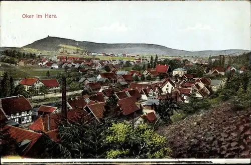 Ak Oker Goslar am Harz, Gesamtansicht