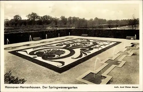 Ak Herrenhausen Hannover in Niedersachsen, Springwassergarten