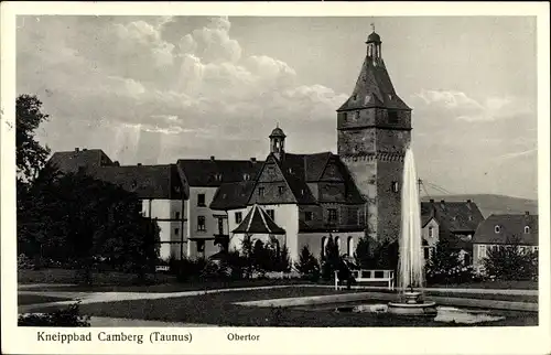 Ak Camberg Taunus, Obertor, Fontäne