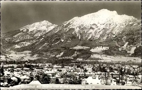 Ak Bad Reichenhall in Oberbayern, Panorama, Zwiesel und Hochstaufen