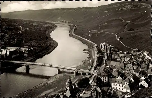 Ak Bernkastel Kues an der Mosel, Panorama