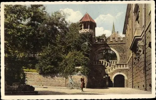 Ak Wiesbaden in Hessen, Römertor