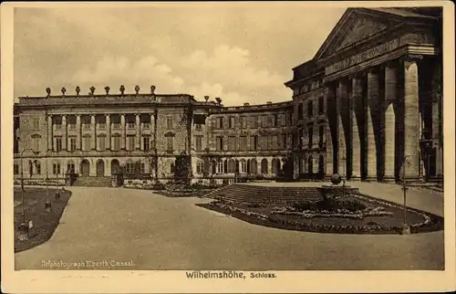 Ak Bad Wilhelmshöhe Kassel in Hessen, Schloss