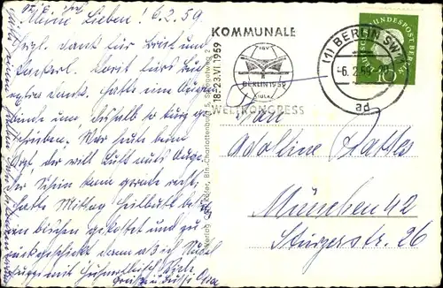Ak Berlin Mitte, Grüne Woche 1959, Ausstellungsstücke