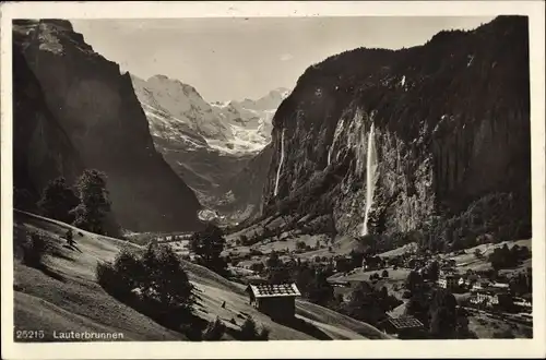 Ak Lauterbrunnen Kanton Bern, Gesamtansicht