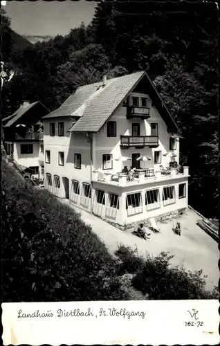 Ak St. Wolfgang Oberösterreich, Landhaus Dietbach, Balkon