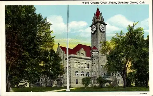 Ak Bowling Green Ohio USA, Wood County Court House