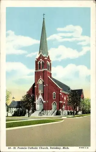 Ak Petoskey Michigan USA, St. Francis Catholic Church