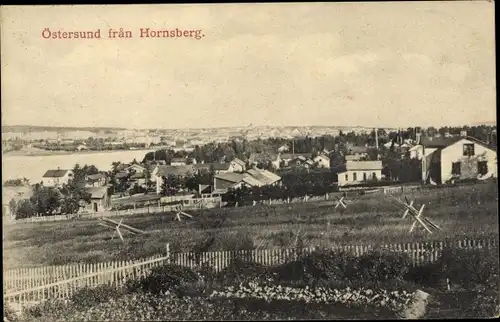 Ak Östersund Schweden, fran Hornsberg