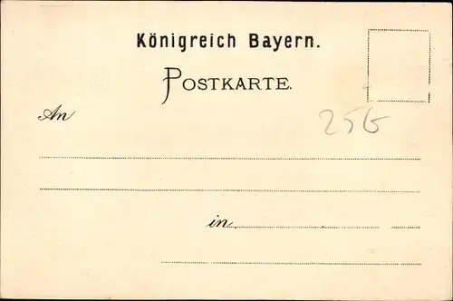 Litho Bad Tölz in Oberbayern, Krankenheil, Hotel Sedlmair