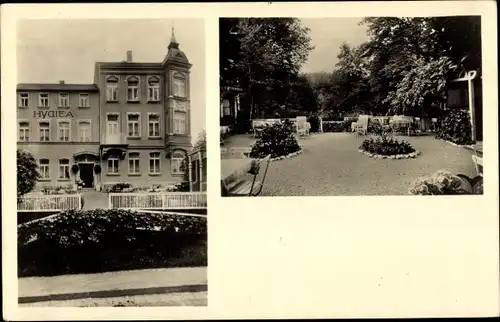 Ak Bad Elster im Vogtland, Haus Hygiea, Garten