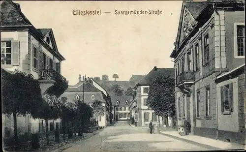 Ak Blieskastel im Saarland, Saargemünder Straße