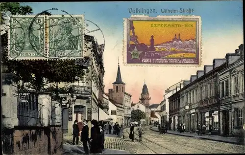 Ak Völklingen im Saarland, Wilhelmstraße