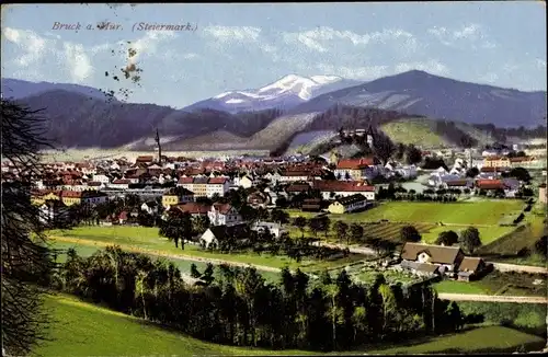 Ak Bruck an der Mur Steiermark, Gesamtansicht