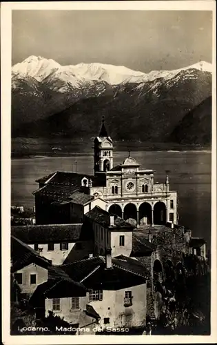 Ak Locarno Kanton Tessin Schweiz, Madonna del Sasso