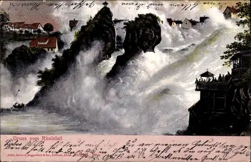 Ak Kanton Schaffhausen, Rheinfall