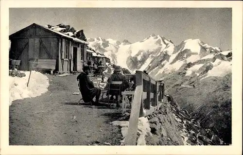 Ak Schweiz, Piz Languard Berghaus