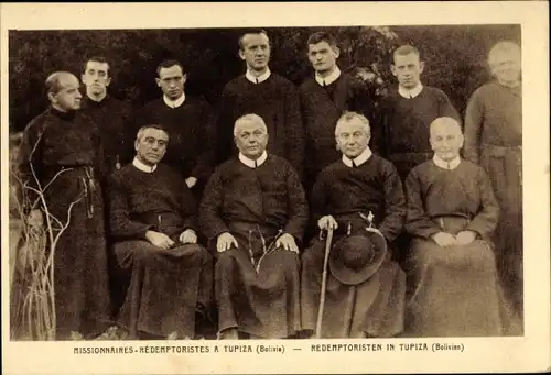 Ak Tupiza Bolivien, Missionare, Redemptoristen, Gruppenportrait