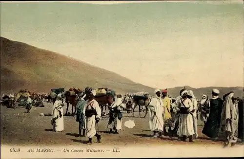 Ak Maroc, Ein Militärkonvoi