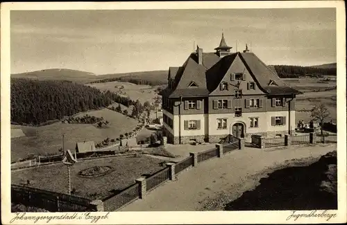 Ak Johanngeorgenstadt im Erzgebirge, Jugendherberge