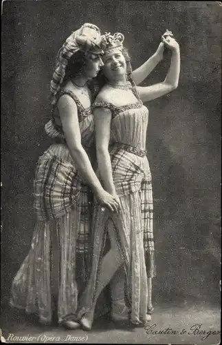 Ak Schauspielerin Gautin, Schauspielerin Berger, Portrait, Rouvier Oper