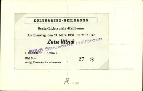 Ak Schauspielerin Luise Ullrich, Portrait, Ufa Film, Autogramm