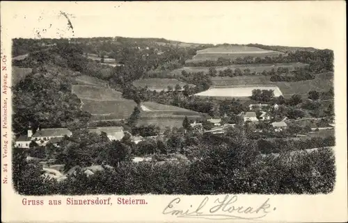 Ak Sinnersdorf Steiermark, Gesamtansicht