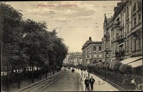 Ak Mannheim in Baden, Friedrichsring