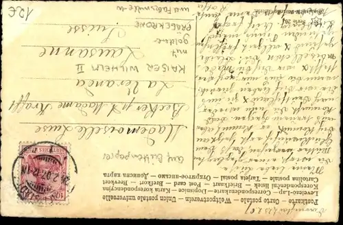 Ak Kaiser Wilhelm II. in Uniform, Orden