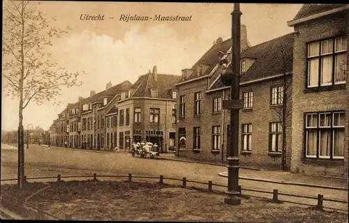 Ak Utrecht Niederlande, Rijnlaan, Maasstraat