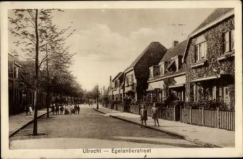 Ak Utrecht Niederlande, Egelantierstraat